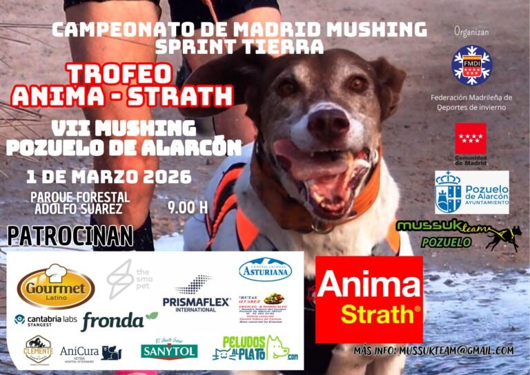 Horarios Definitivos VII Mushing Pozuelo  – Campeonato de Madrid 2026
